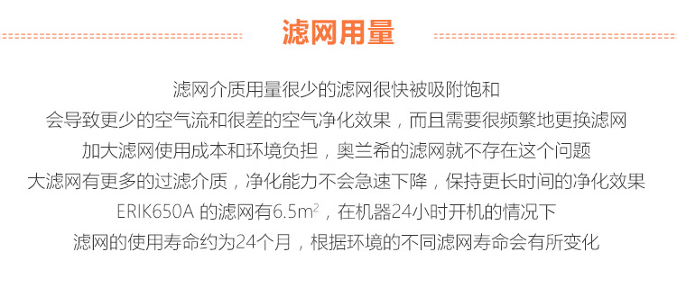 ERIK650A HEPA主過濾網(wǎng)8