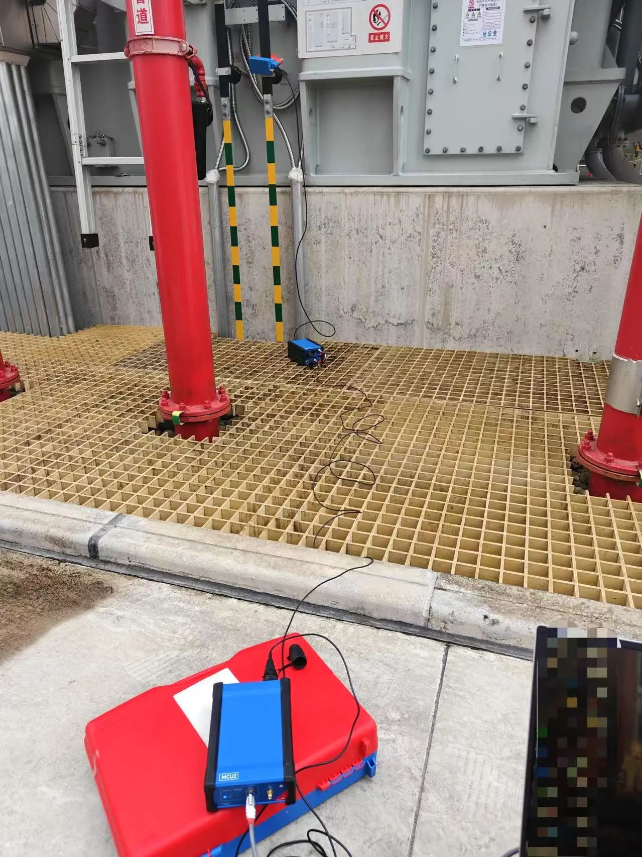 MPD800帶電局放檢測(cè)現(xiàn)場(chǎng)